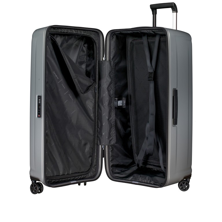 Koffer Nuon Trunk 80 cm Matt Silver, Farbe: metallic, Marke: Samsonite, EAN: 5400520311887, Abmessungen in cm: 41x80x37, Bild 8 von 8