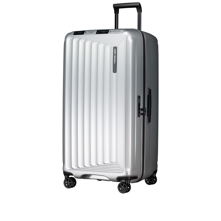 Koffer Nuon Trunk 80 cm Matt Silver, Farbe: metallic, Marke: Samsonite, EAN: 5400520311887, Abmessungen in cm: 41x80x37, Bild 2 von 8