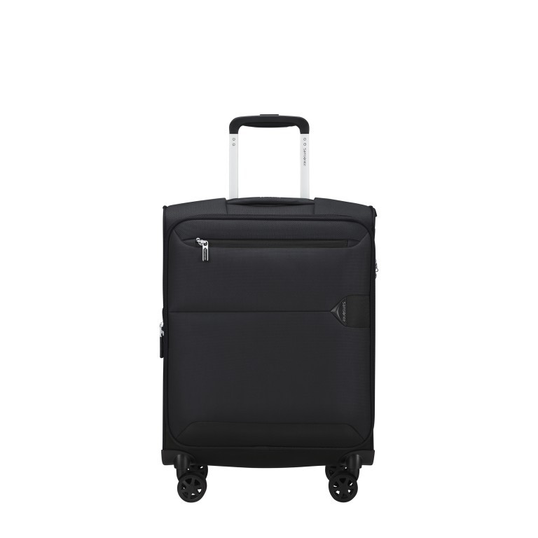 Koffer Urbify Spinner 55 expandable Black, Farbe: schwarz, Marke: Samsonite, EAN: 5400520263469, Abmessungen in cm: 40x55x23, Bild 1 von 17