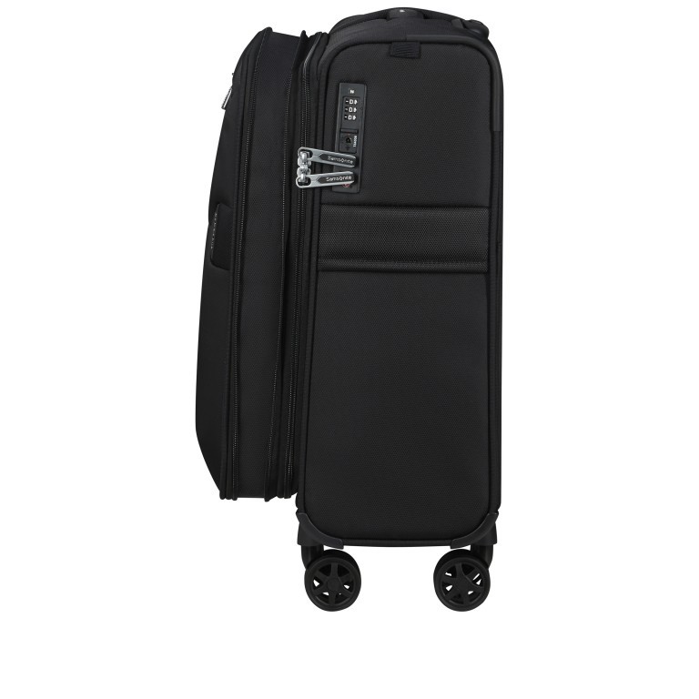 Koffer Urbify Spinner 55 expandable Black, Farbe: schwarz, Marke: Samsonite, EAN: 5400520263469, Abmessungen in cm: 40x55x23, Bild 4 von 17
