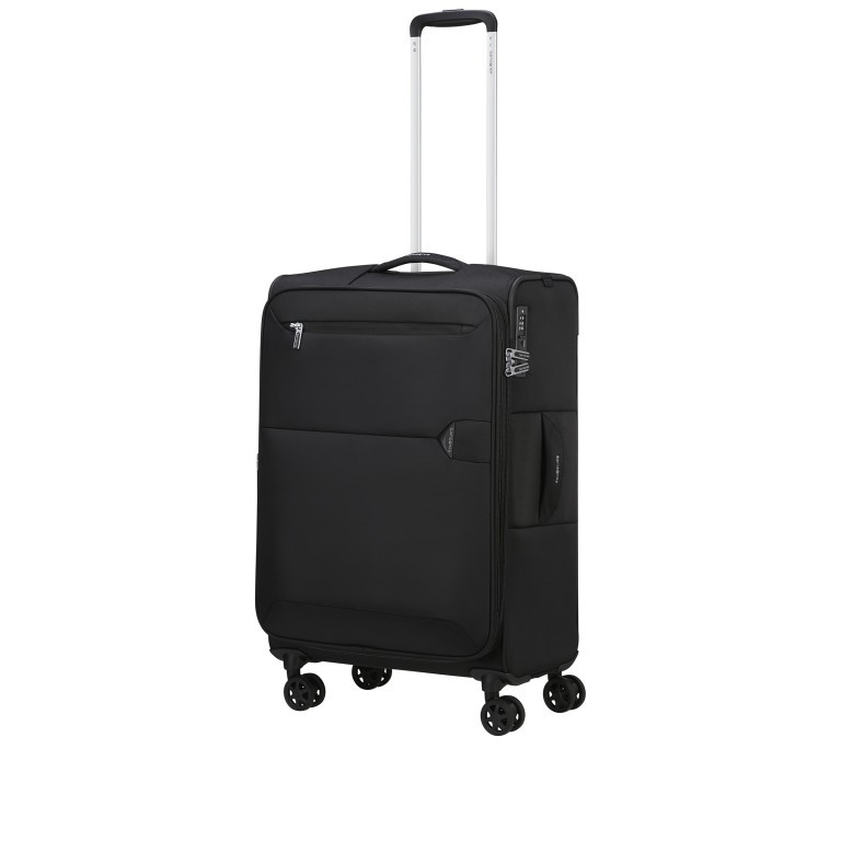 Trolley Urbify Spinner 68 expandable Black, Farbe: schwarz, Marke: Samsonite, EAN: 5400520263506, Abmessungen in cm: 43x68x27, Bild 7 von 11