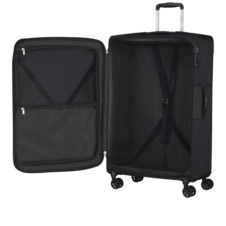 Trolley Urbify Spinner 78 expandable Black, Farbe: schwarz, Marke: Samsonite, EAN: 5400520263544, Abmessungen in cm: 48x78x30, Bild 8 von 11