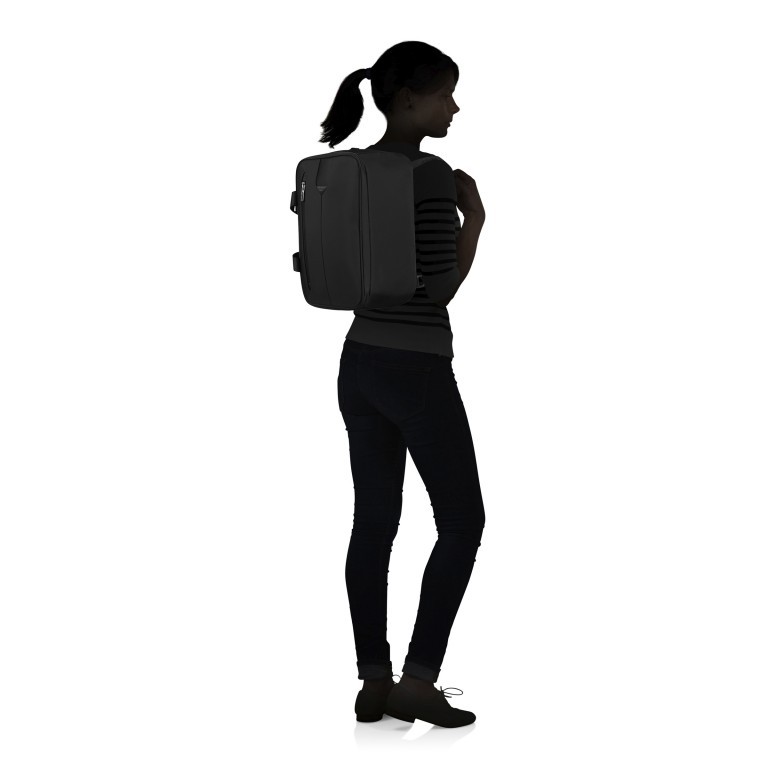 Reisetasche / Rucksack Urbify 3-Way Bag Underseater Black, Farbe: schwarz, Marke: Samsonite, EAN: 5400520329851, Abmessungen in cm: 40x25x20, Bild 9 von 12