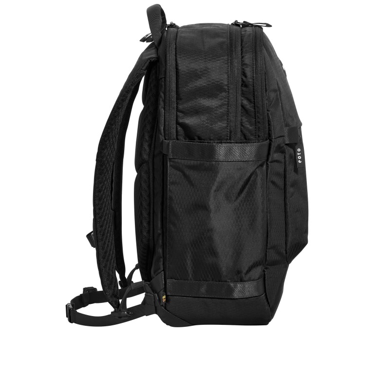 Rucksack Tidy22 Schwarz, Farbe: schwarz, Marke: Eoto, EAN: 4047443536273, Abmessungen in cm: 33x46x19, Bild 4 von 10