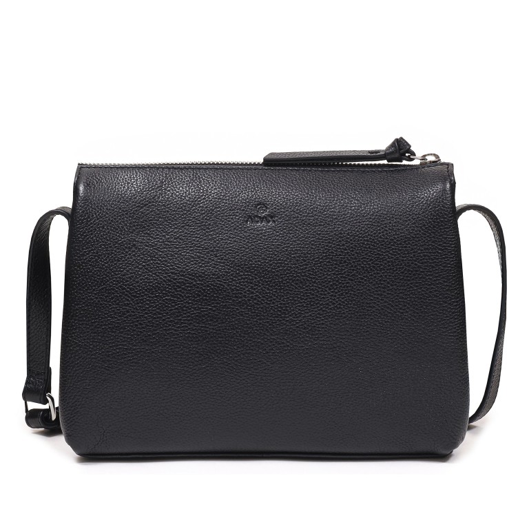 Umhängetasche Riva Lotta Black, Farbe: schwarz, Marke: Adax, EAN: 5705483271743, Abmessungen in cm: 24x18x6, Bild 1 von 4
