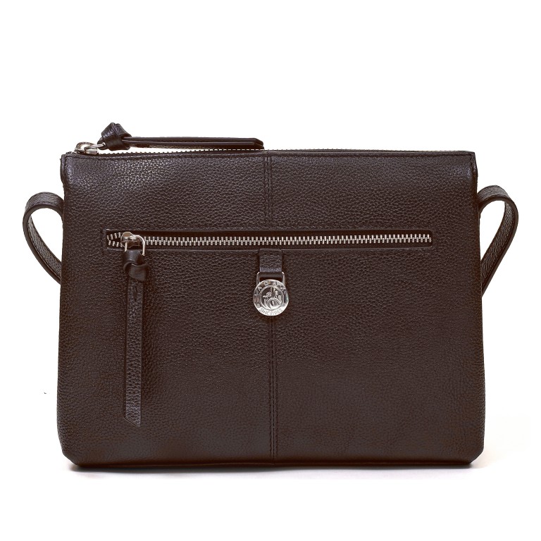 Umhängetasche Riva Lotta Dark Brown, Farbe: braun, Marke: Adax, EAN: 5705483268149, Abmessungen in cm: 24x18x6, Bild 3 von 4