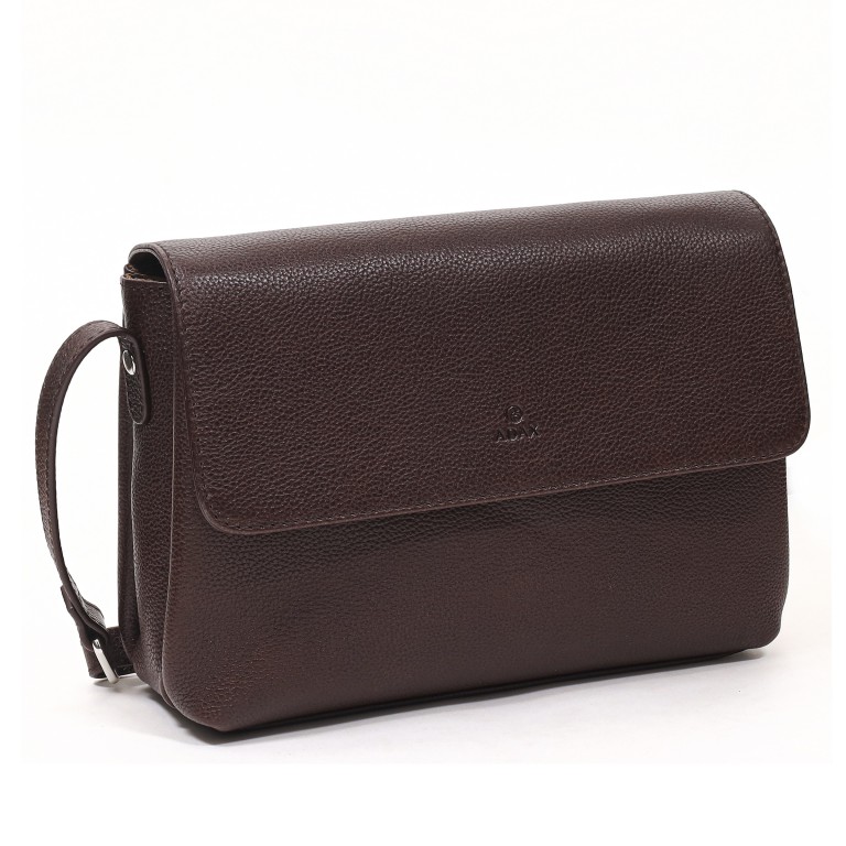 Umhängetasche Riva Sabina Dark Brown, Farbe: braun, Marke: Adax, EAN: 5705483271767, Abmessungen in cm: 24x18x7.5, Bild 2 von 4