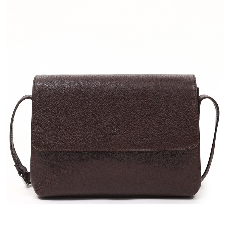 Umhängetasche Riva Sabina Dark Brown, Farbe: braun, Marke: Adax, EAN: 5705483271767, Abmessungen in cm: 24x18x7.5, Bild 1 von 4