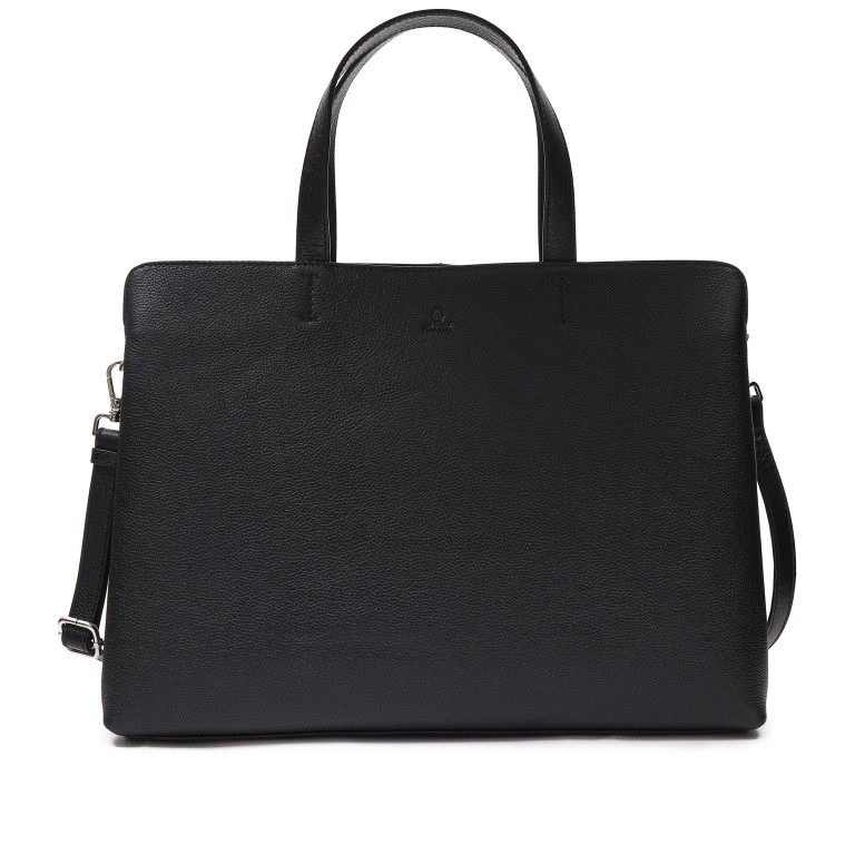 Handtasche Riva Terese Black, Farbe: schwarz, Marke: Adax, EAN: 5705483268170, Abmessungen in cm: 36.5x28x12.5, Bild 1 von 4