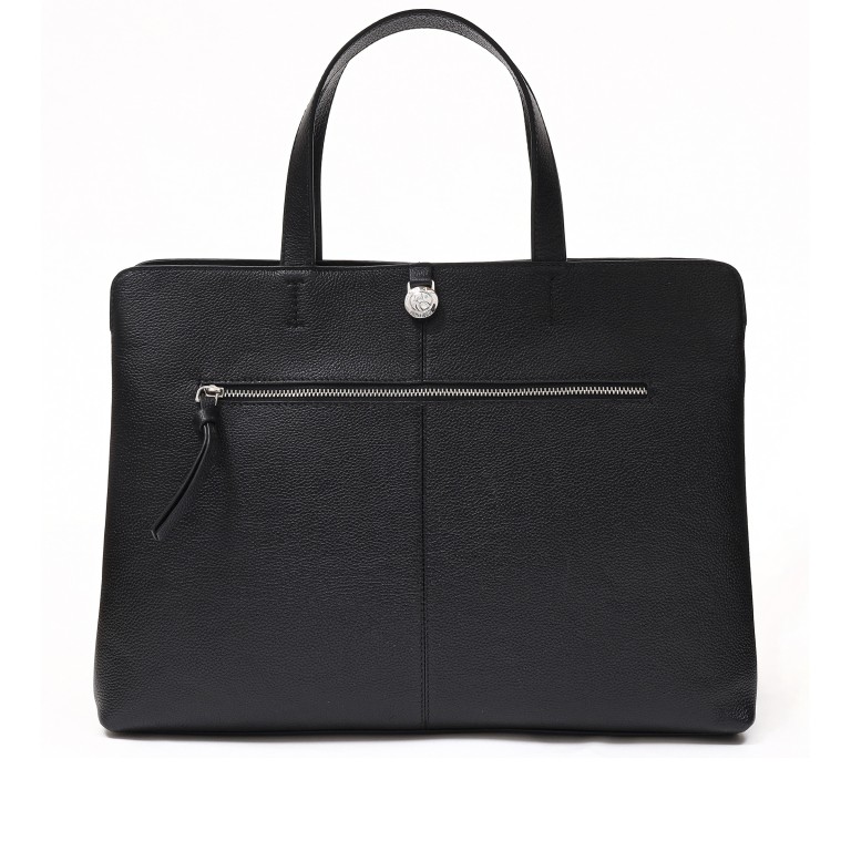 Handtasche Riva Terese Black, Farbe: schwarz, Marke: Adax, EAN: 5705483268170, Abmessungen in cm: 36.5x28x12.5, Bild 3 von 4
