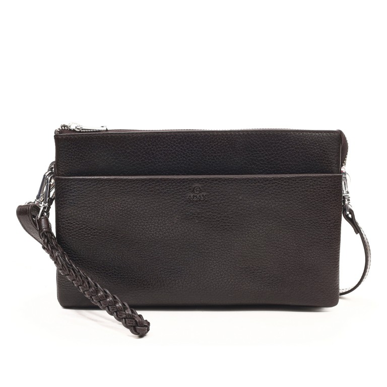 Umhängetasche Cormorano Jasmina Chocolate, Farbe: braun, Marke: Adax, EAN: 5705483270944, Abmessungen in cm: 27x16x5.5, Bild 1 von 8