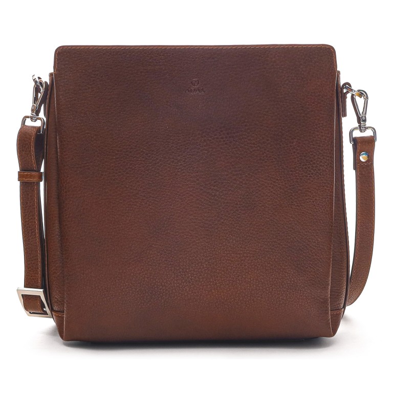 Umhängetasche Cormorano Ellinor Walnut, Farbe: cognac, Marke: Adax, EAN: 5705483172699, Abmessungen in cm: 23x25x9, Bild 1 von 6
