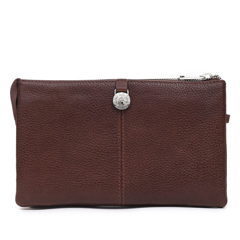 Umhängetasche / Clutch Cormorano Silja Walnut, Farbe: cognac, Marke: Adax, EAN: 5705483172675, Abmessungen in cm: 23x14x3, Bild 3 von 5
