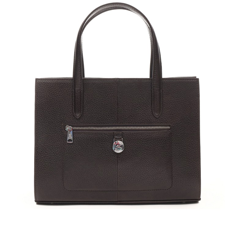Shopper Cormorano Elea Chocolate, Farbe: braun, Marke: Adax, EAN: 5705483271095, Abmessungen in cm: 28.5x21x13, Bild 3 von 4