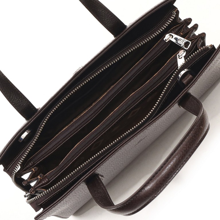 Shopper Cormorano Elea Chocolate, Farbe: braun, Marke: Adax, EAN: 5705483271095, Abmessungen in cm: 28.5x21x13, Bild 4 von 4