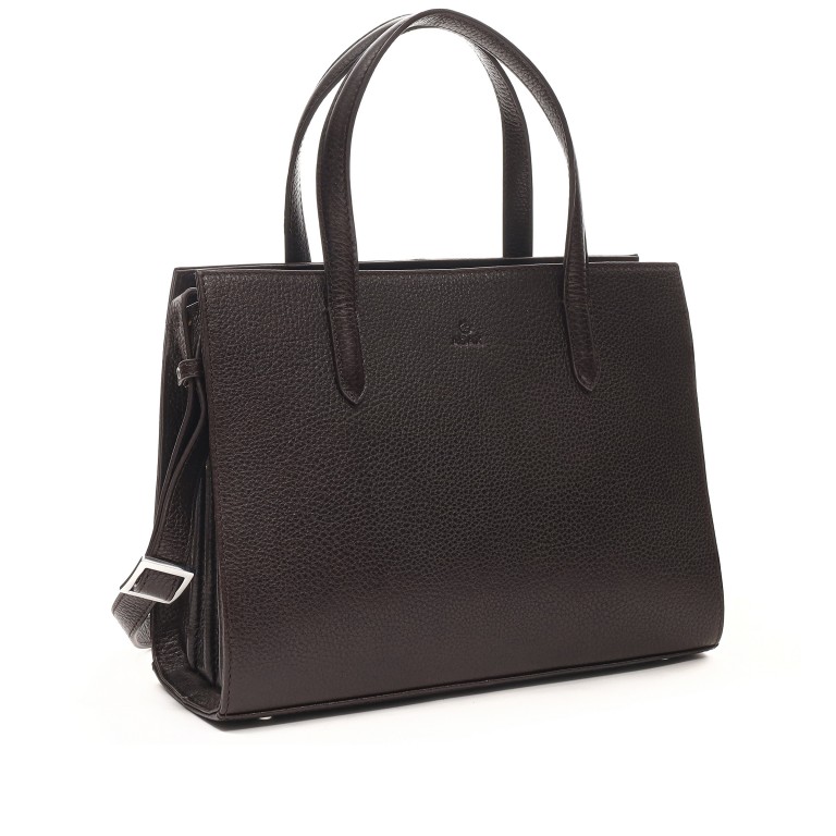 Shopper Cormorano Elea Chocolate, Farbe: braun, Marke: Adax, EAN: 5705483271095, Abmessungen in cm: 28.5x21x13, Bild 2 von 4