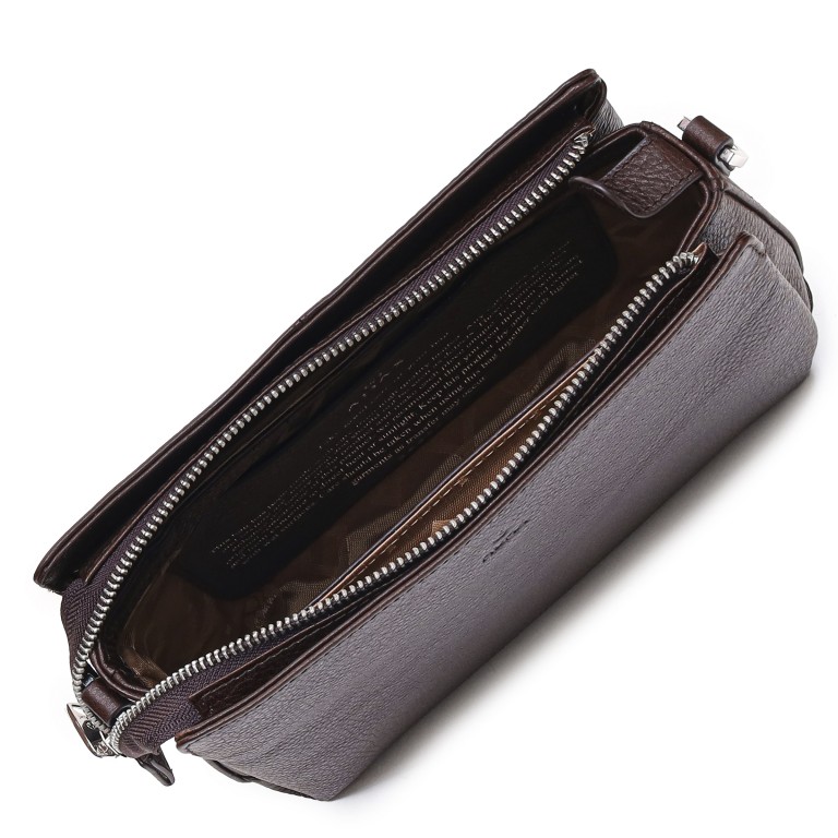 Umhängetasche Cormorano Dea Chocolate, Farbe: braun, Marke: Adax, EAN: 5705483273105, Abmessungen in cm: 24x16x8, Bild 7 von 7