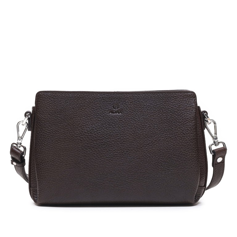 Umhängetasche Cormorano Dea Chocolate, Farbe: braun, Marke: Adax, EAN: 5705483273105, Abmessungen in cm: 24x16x8, Bild 1 von 7