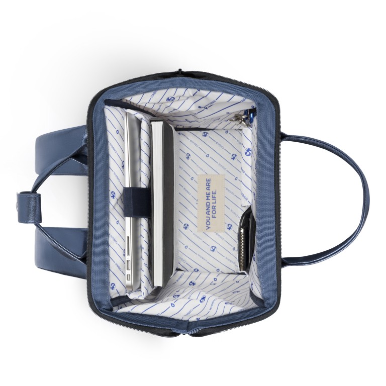 Rucksack Adventurer Medium Larissa Blau, Farbe: blau/petrol, Marke: Cabaia, EAN: 3667022017965, Abmessungen in cm: 27x41x16, Bild 8 von 10