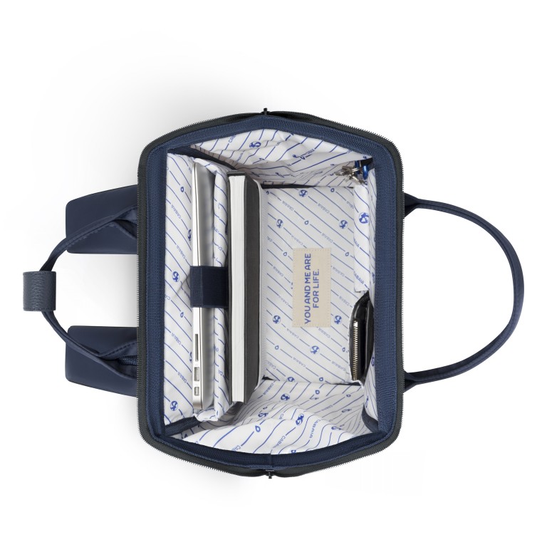 Rucksack Adventurer Medium Nara Dunkelblau, Farbe: blau/petrol, Marke: Cabaia, EAN: 3667022017248, Abmessungen in cm: 27x41x16, Bild 8 von 10