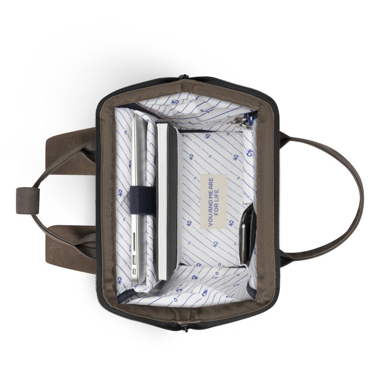Rucksack Adventurer Medium Soyo mit zwei auswechselbaren Vortaschen Dunkelbraun, Farbe: braun, Marke: Cabaia, EAN: 3667022017712, Abmessungen in cm: 27x41x16, Bild 10 von 12