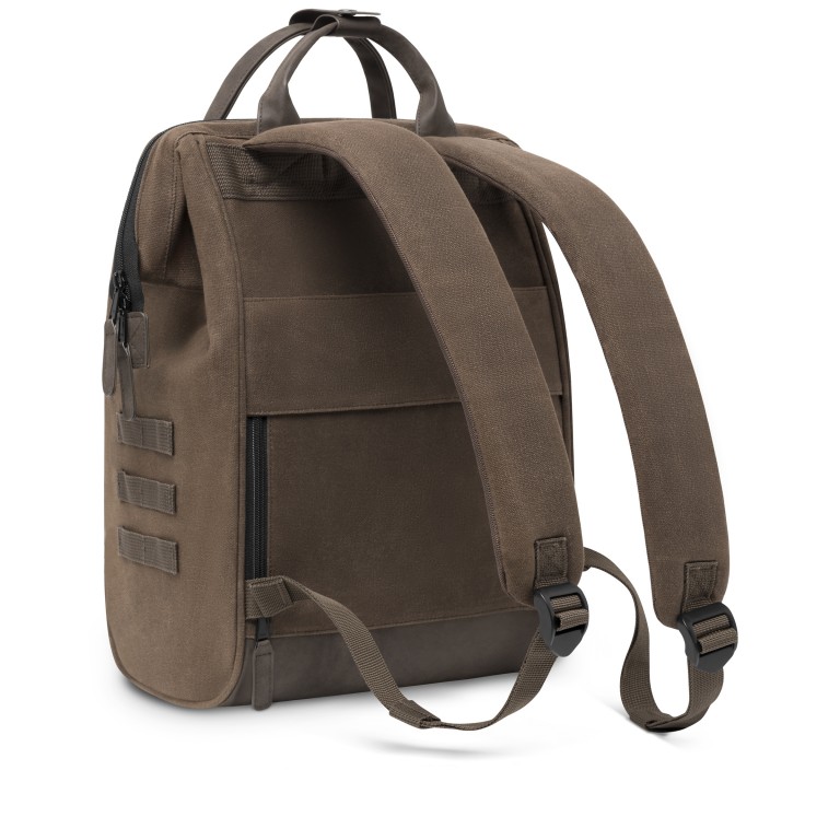Rucksack Adventurer Medium Soyo mit zwei auswechselbaren Vortaschen Dunkelbraun, Farbe: braun, Marke: Cabaia, EAN: 3667022017712, Abmessungen in cm: 27x41x16, Bild 6 von 12