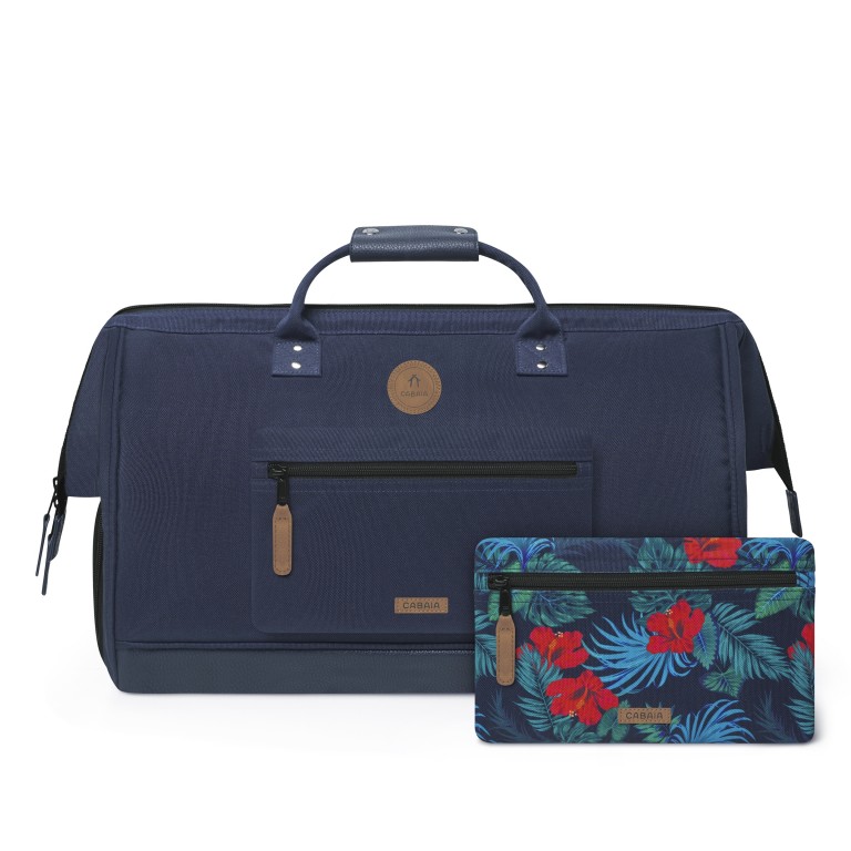 Reisetasche / Rucksack Duffle Essentials Small Reykjavik Dunkelblau, Farbe: blau/petrol, Marke: Cabaia, EAN: 3667022008918, Abmessungen in cm: 45x30x29, Bild 1 von 12