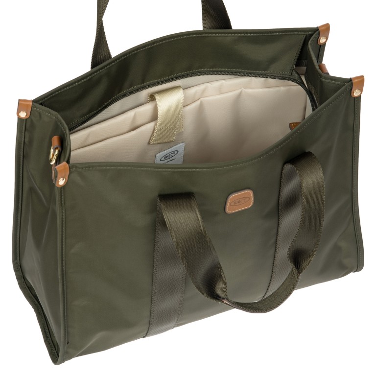 Tasche X-BAG & X-Travel Opera Shopper M Olive, Farbe: grün/oliv, Marke: Brics, EAN: 8016623973326, Abmessungen in cm: 40.5x30.5x17, Bild 6 von 7