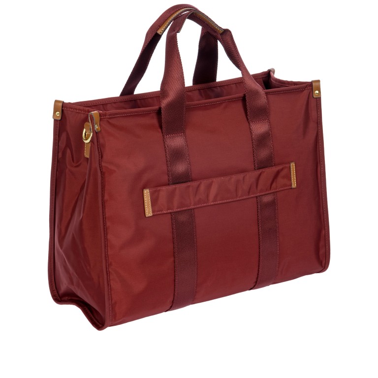 Tasche X-BAG & X-Travel Opera Shopper M Bordeaux, Farbe: rot/weinrot, Marke: Brics, EAN: 8016623978345, Abmessungen in cm: 40.5x30.5x17, Bild 4 von 7