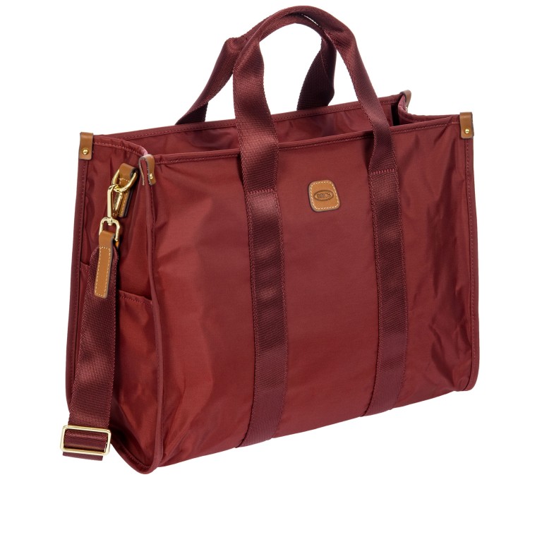 Tasche X-BAG & X-Travel Opera Shopper M Bordeaux, Farbe: rot/weinrot, Marke: Brics, EAN: 8016623978345, Abmessungen in cm: 40.5x30.5x17, Bild 2 von 7