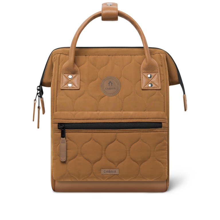 Rucksack Adventurer Small Metz mit zwei auswechselbaren Vortaschen Hellbraun, Farbe: braun, Marke: Cabaia, EAN: 3667022017880, Abmessungen in cm: 23x32x13, Bild 3 von 12