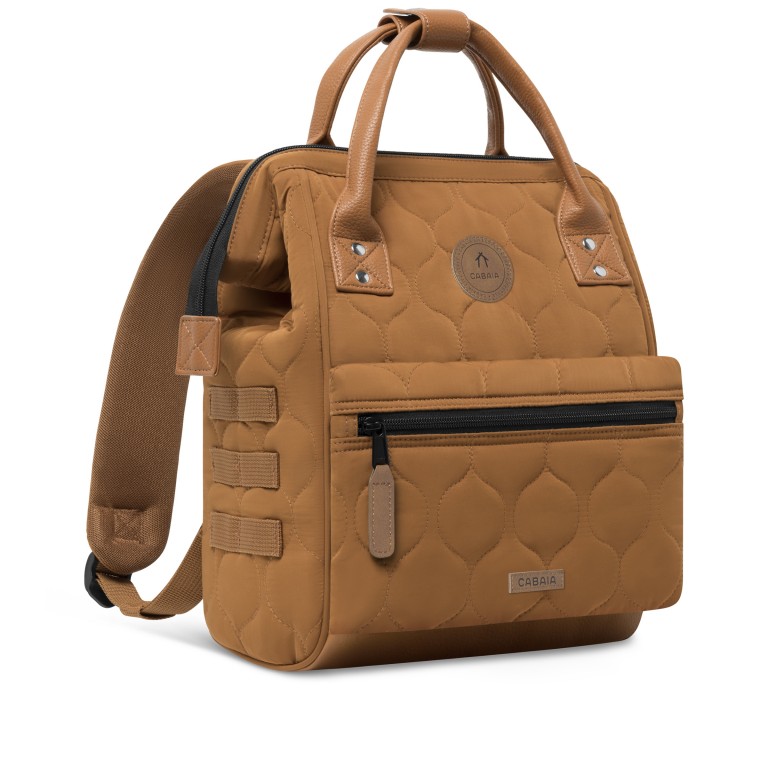 Rucksack Adventurer Small Metz mit zwei auswechselbaren Vortaschen Hellbraun, Farbe: braun, Marke: Cabaia, EAN: 3667022017880, Abmessungen in cm: 23x32x13, Bild 4 von 12