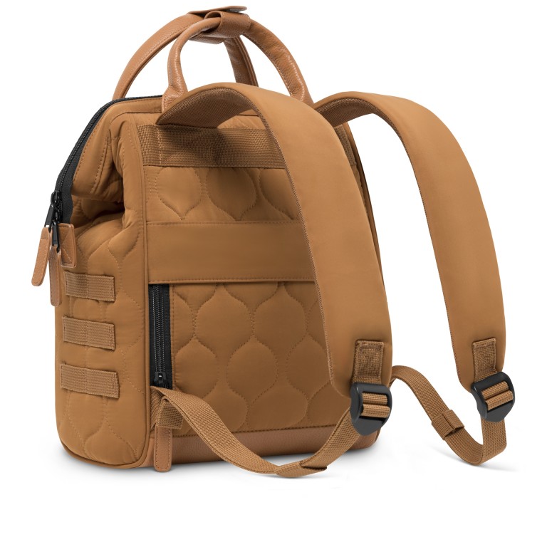 Rucksack Adventurer Small Metz mit zwei auswechselbaren Vortaschen Hellbraun, Farbe: braun, Marke: Cabaia, EAN: 3667022017880, Abmessungen in cm: 23x32x13, Bild 6 von 12