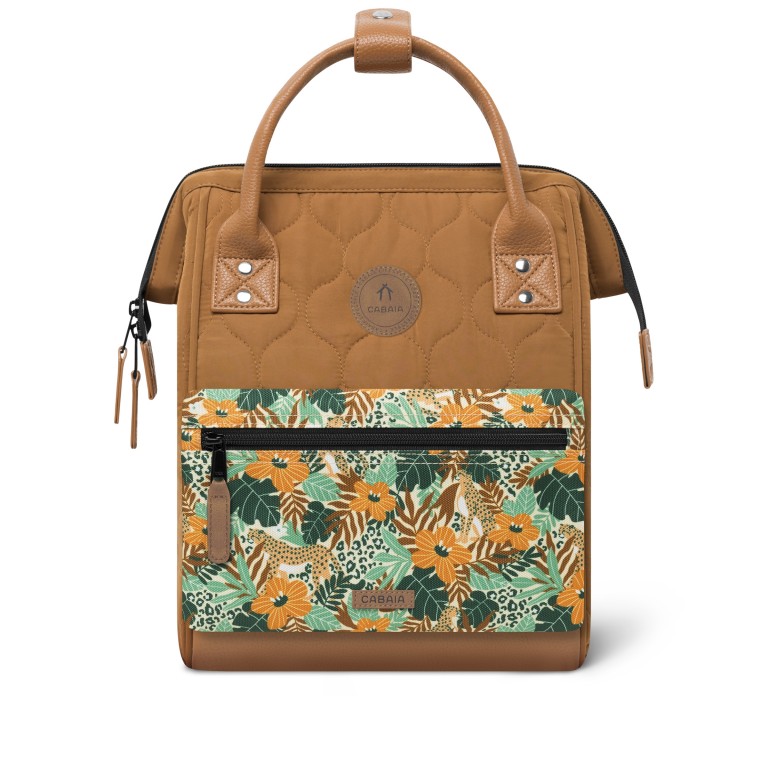 Rucksack Adventurer Small Metz mit zwei auswechselbaren Vortaschen Hellbraun, Farbe: braun, Marke: Cabaia, EAN: 3667022017880, Abmessungen in cm: 23x32x13, Bild 2 von 12