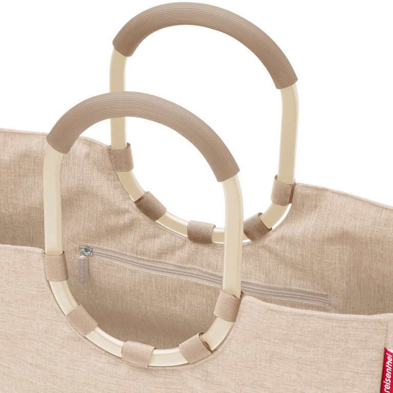 Tasche Loopshopper L Frame Twist Coffee, Farbe: beige, Marke: Reisenthel, EAN: 4012013727979, Abmessungen in cm: 46x34.5x25, Bild 5 von 5