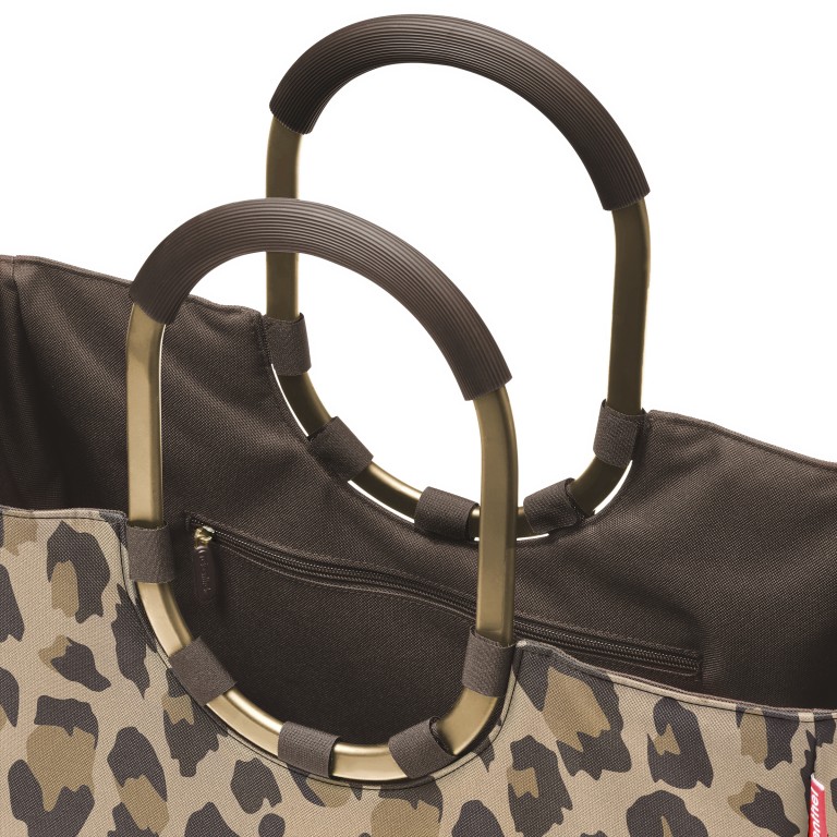 Tasche Loopshopper L Frame Leo Macchiato, Farbe: braun, Marke: Reisenthel, EAN: 4012013737213, Abmessungen in cm: 46x34.5x8, Bild 3 von 8