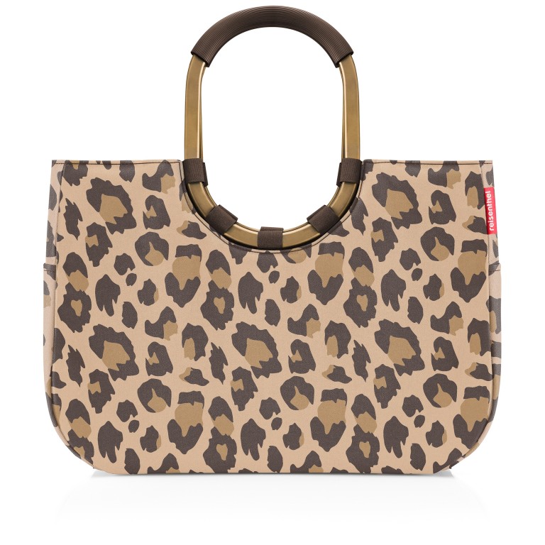 Tasche Loopshopper L Frame Leo Macchiato, Farbe: braun, Marke: Reisenthel, EAN: 4012013737213, Abmessungen in cm: 46x34.5x8, Bild 1 von 8