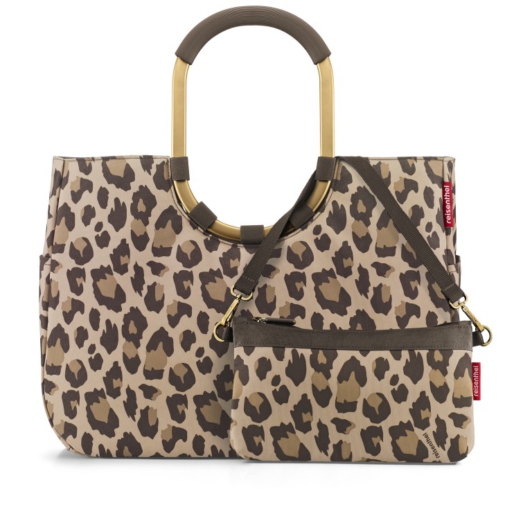 Tasche Loopshopper L Frame Leo Macchiato, Farbe: braun, Marke: Reisenthel, EAN: 4012013737213, Abmessungen in cm: 46x34.5x8, Bild 8 von 8