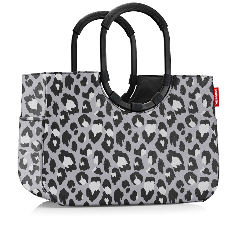 Tasche Loopshopper L Frame Leo Nero, Farbe: grau, Marke: Reisenthel, EAN: 4012013741418, Abmessungen in cm: 46x34.5x8, Bild 2 von 8