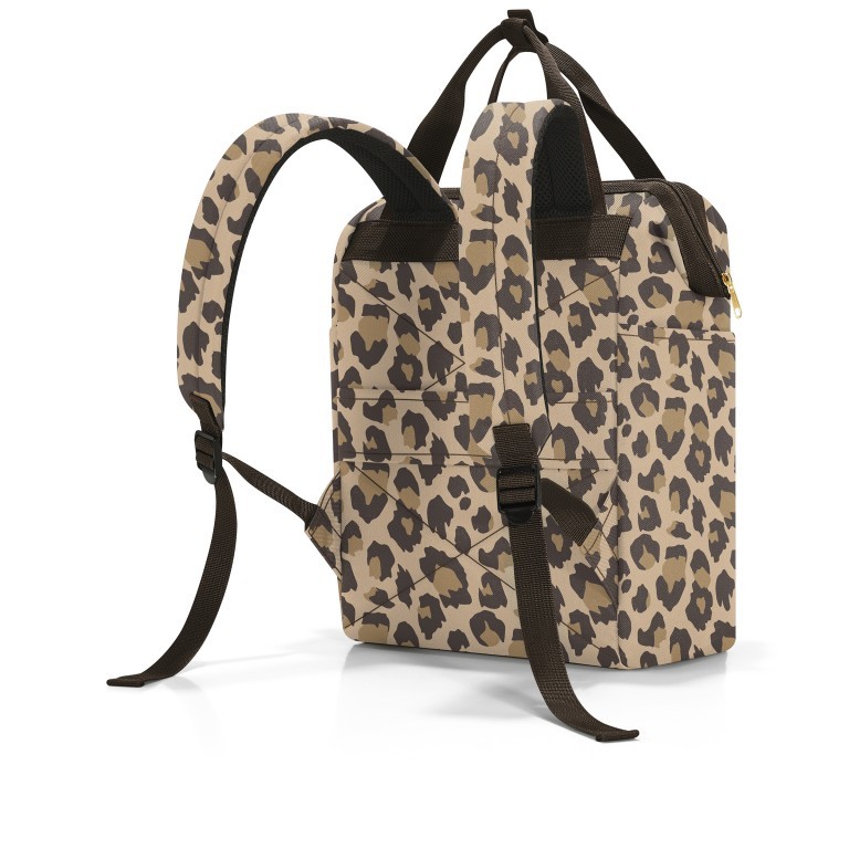 Rucksack Allrounder R Leo Macchiato, Farbe: braun, Marke: Reisenthel, EAN: 4012013735691, Abmessungen in cm: 31x39x17, Bild 2 von 6