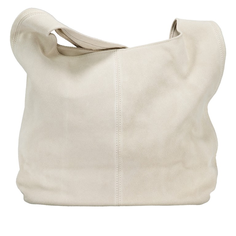 Beuteltasche Velours Ecru, Farbe: beige, Marke: Hausfelder Manufaktur, EAN: 4065646027282, Abmessungen in cm: 32.5x32x17, Bild 1 von 5
