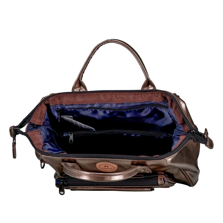 Umhängetasche Crossbody M Louisville Braun, Farbe: grau, Marke: Cabaia, EAN: 3667022015626, Abmessungen in cm: 26x20x11, Bild 7 von 7