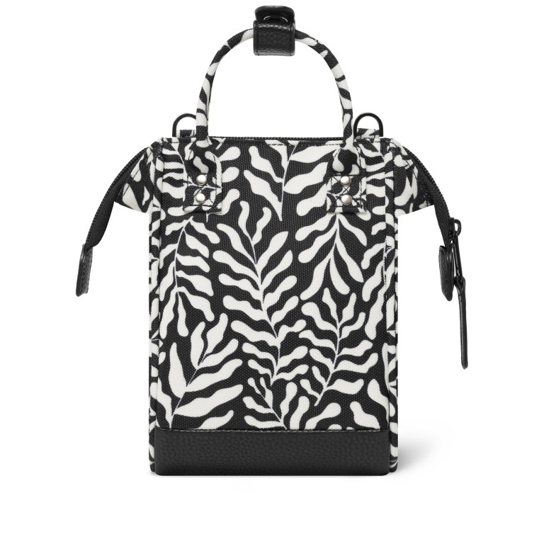 Umhängetasche Nano Bag Luanda Schwarz Weiß, Farbe: weiß, Marke: Cabaia, EAN: 3667022015190, Abmessungen in cm: 12x18x8.5, Bild 3 von 8