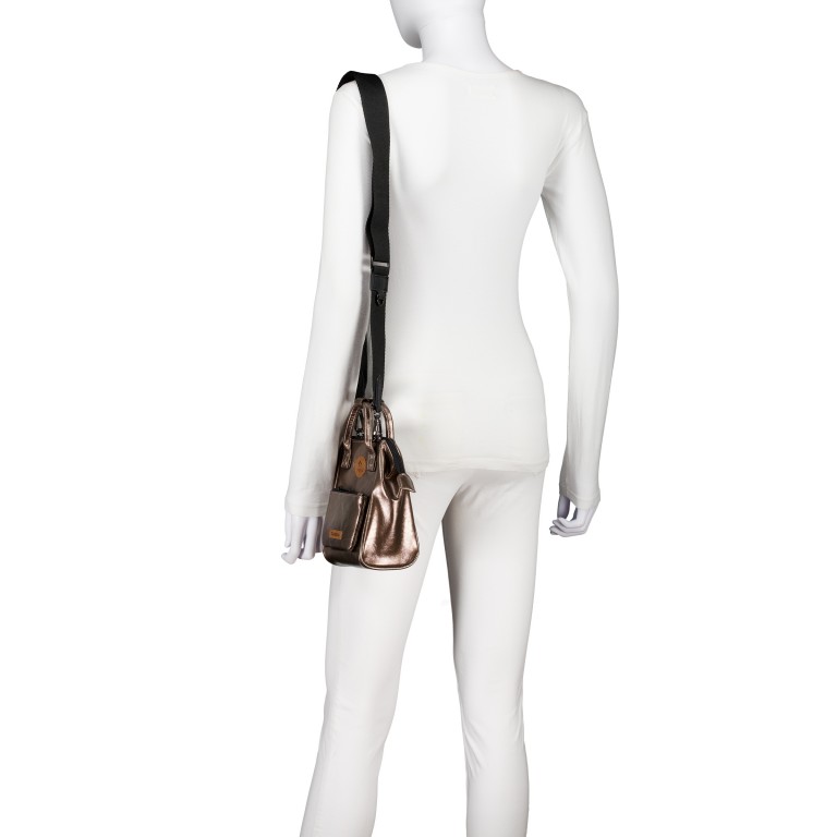 Umhängetasche Nano Bag Louisville Braun, Farbe: grau, Marke: Cabaia, EAN: 3667022015152, Abmessungen in cm: 12x18x8.5, Bild 4 von 7