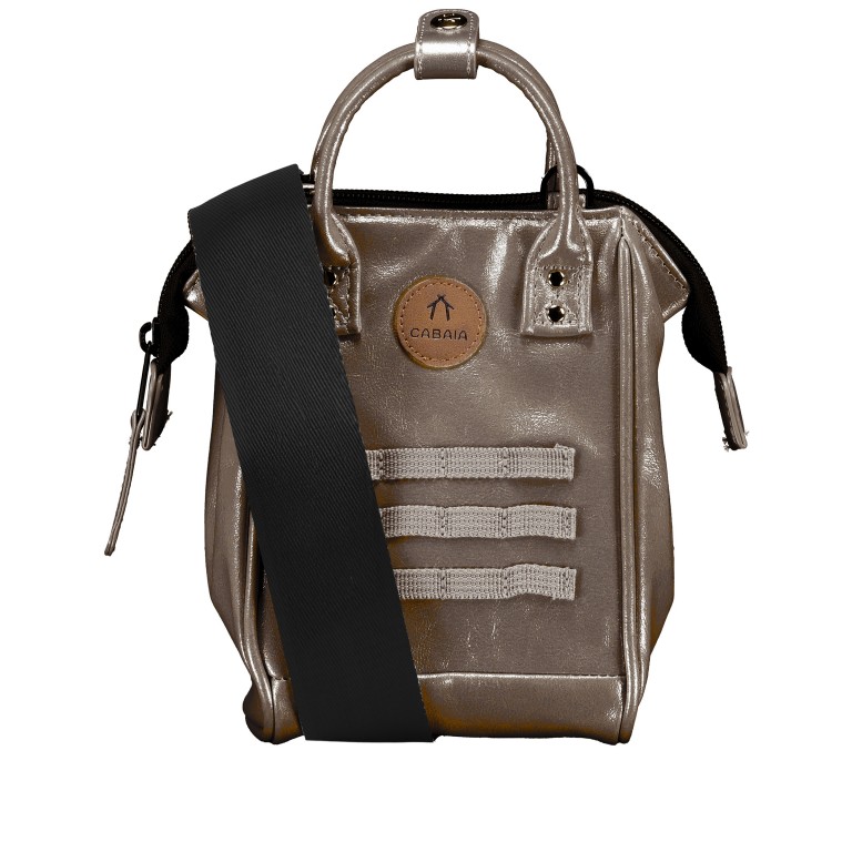 Umhängetasche Nano Bag Louisville Braun, Farbe: grau, Marke: Cabaia, EAN: 3667022015152, Abmessungen in cm: 12x18x8.5, Bild 2 von 7