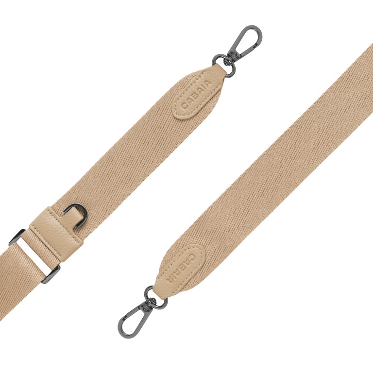 Umhängetasche Nano Bag Luxor Beige, Farbe: beige, Marke: Cabaia, EAN: 3667022015220, Abmessungen in cm: 12x18x8.5, Bild 8 von 8