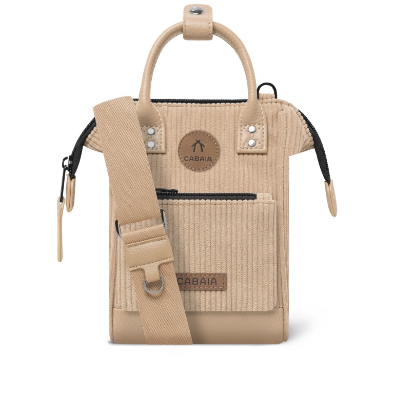 Umhängetasche Nano Bag Luxor Beige, Farbe: beige, Marke: Cabaia, EAN: 3667022015220, Abmessungen in cm: 12x18x8.5, Bild 1 von 8