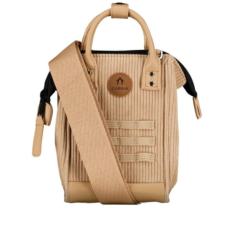 Umhängetasche Nano Bag Luxor Beige, Farbe: beige, Marke: Cabaia, EAN: 3667022015220, Abmessungen in cm: 12x18x8.5, Bild 2 von 8