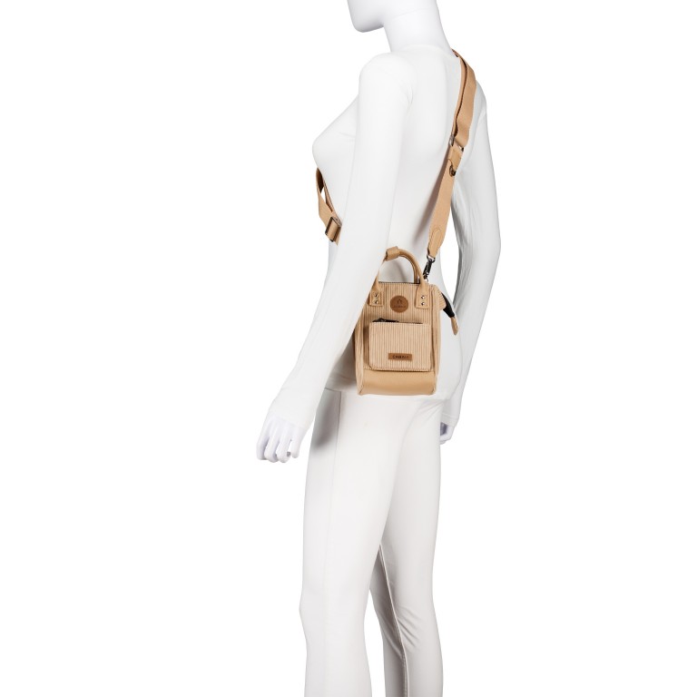 Umhängetasche Nano Bag Luxor Beige, Farbe: beige, Marke: Cabaia, EAN: 3667022015220, Abmessungen in cm: 12x18x8.5, Bild 6 von 8