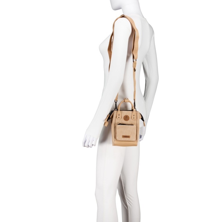 Umhängetasche Nano Bag Luxor Beige, Farbe: beige, Marke: Cabaia, EAN: 3667022015220, Abmessungen in cm: 12x18x8.5, Bild 5 von 8